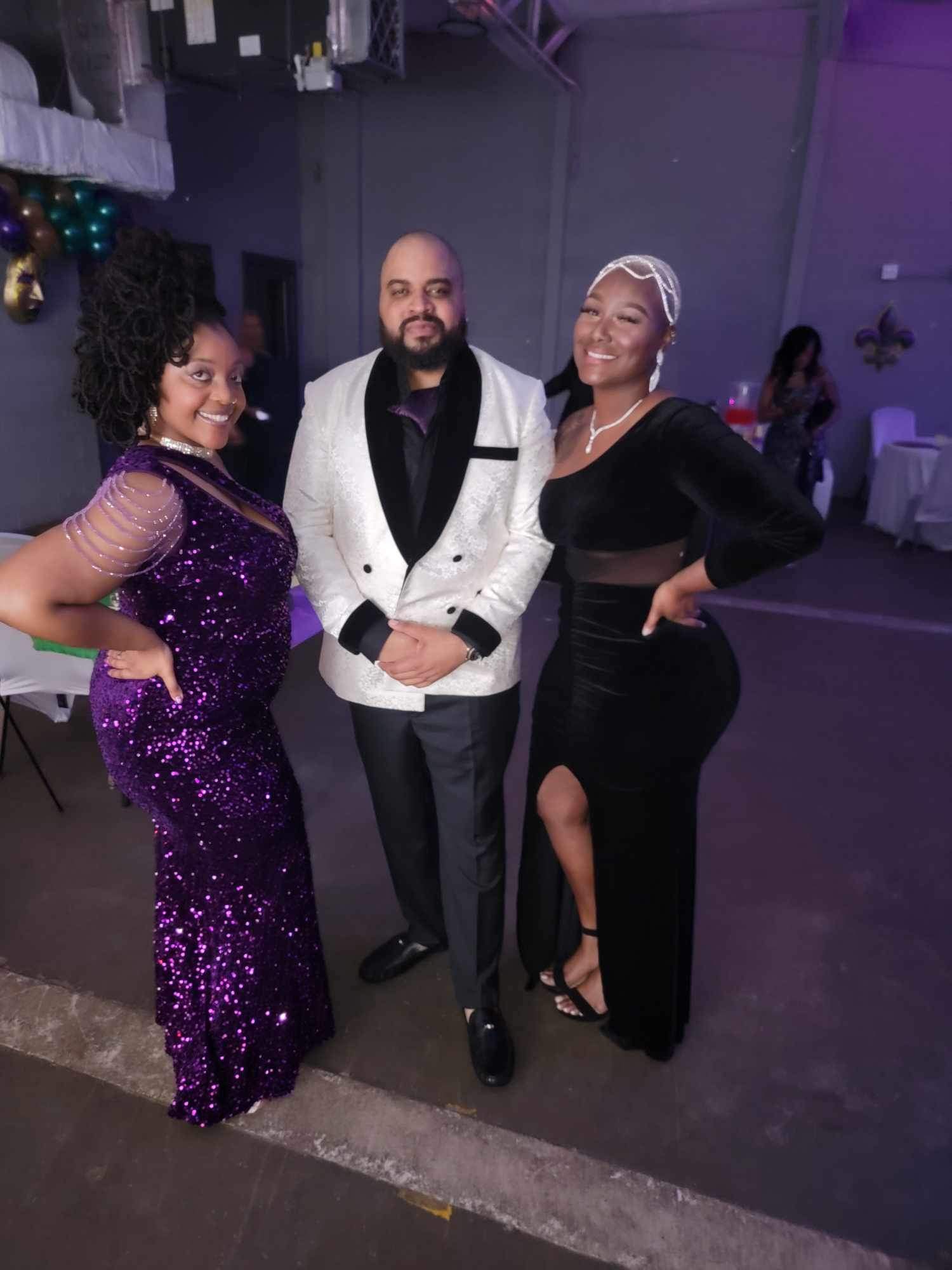Attendees posing at the Crescent City Gala